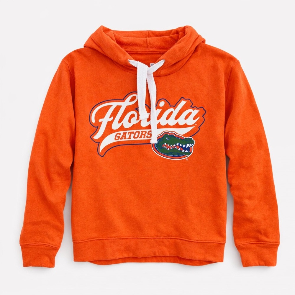 Fanatics Florida‎ Gators Womens XL Orange Fleece Hoodie Sweatshirt High Low Hem